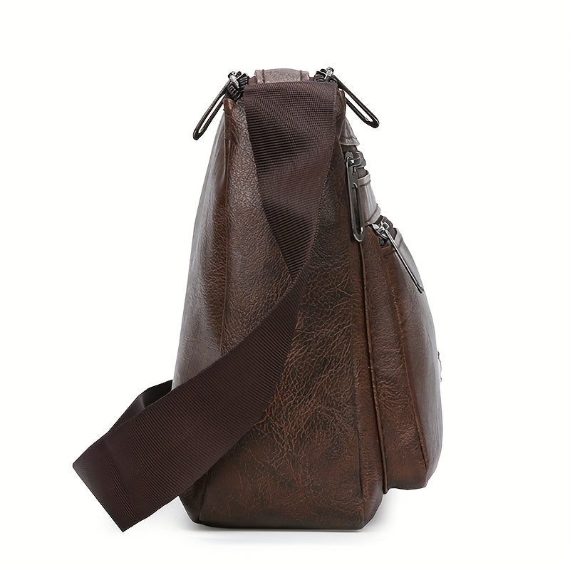 Men's Simple Casual Crossbody Bag Outdoor Wear-resistant Shoulder Bag