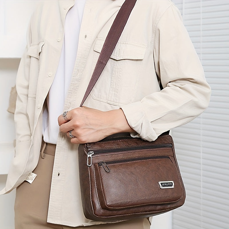 Men's Simple Casual Crossbody Bag Outdoor Wear-resistant Shoulder Bag